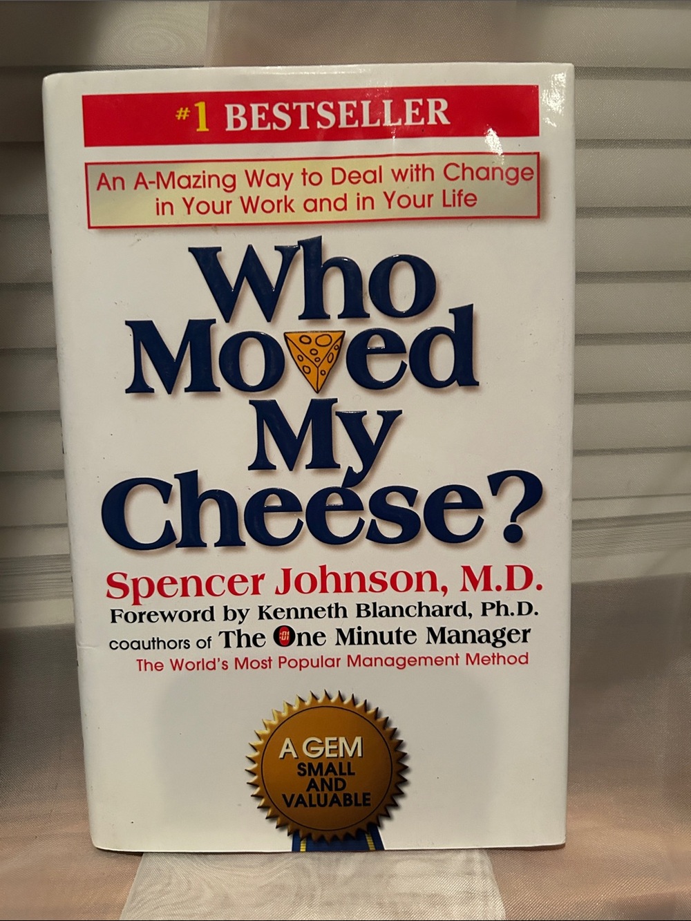 SELF HELP- WHO MOVED MY CHEESE?-HARDCOVER